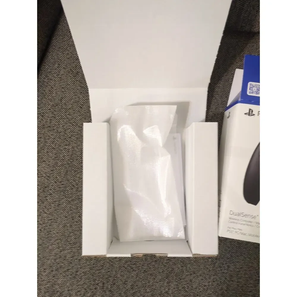 **Box Only** Ps5 Dualsense Wireless Controller Midnight Black Manual Included